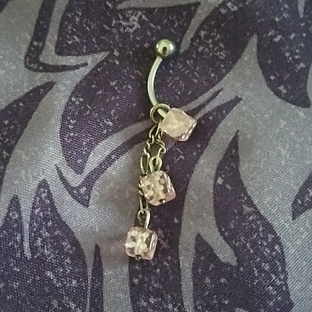 Dice Belly ring